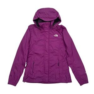 The North Face Women's Resolve HyVent Rain Jacket in Purple